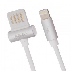 Зарядный кабель Remax Waist Drum Fast Charging RC-082i iPhone 7 White 1m